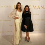 Lisa Ray Instagram - The exquisite, romantic creations at the couture presentation of @farazmanan didn’t just dazzle: they commanded remembrance of why beauty is essential. And love. Reuniting with my @sujstyle @natasha.moor @bysarahkhan @avnidoshi and @kauverikhullaar after moving to Dubai reaffirms my belief in a grand conductress we can’t discern, but which brings us home to the people that delight our heart sooner or later. #Dubai