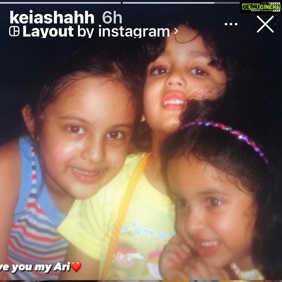 Madhoo Instagram - Happy happy birthday ari kššššš