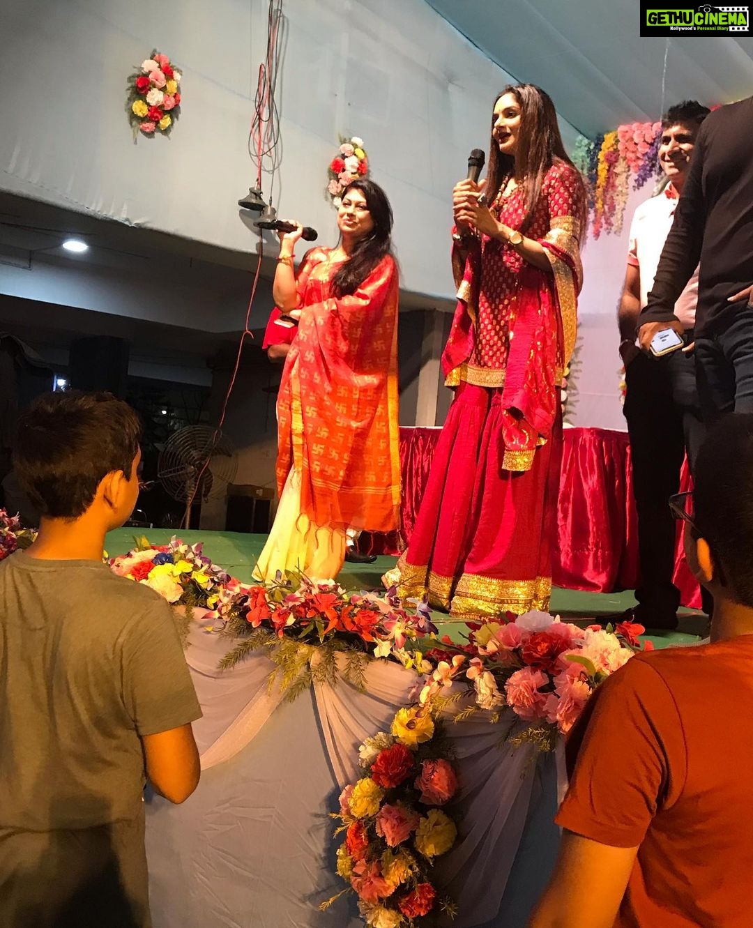 Madhoo Instagram - Some Navratri moments 🙏❤️