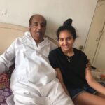 Madhoo Instagram - Happy happy birthday appa 🙏❤️❤️❤️❤️❤️❤️❤️❤️