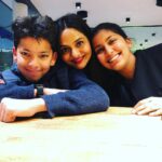 Madhoo Instagram – ❤️❤️❤️ @iamjaymmehta @iamjuhichawla @jahnavi_mehta