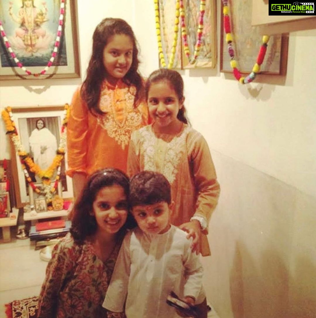 Madhoo Instagram - Happy happy birthday agastyu πΊπ @payalkilachand