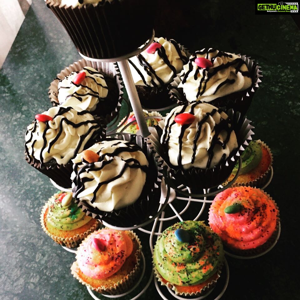 Madhoo Instagram - My little superstar chef Ameyaa shah