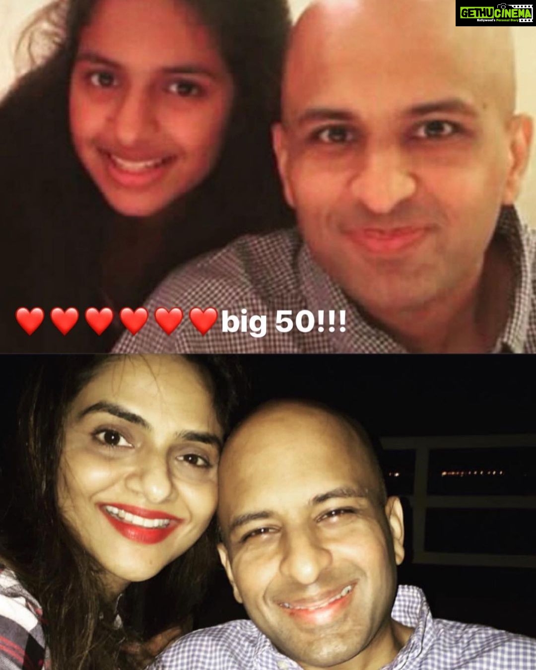 Madhoo Instagram - My dearest anand may ma be with you always . Love you always 💜💜💜💜💜💜💜