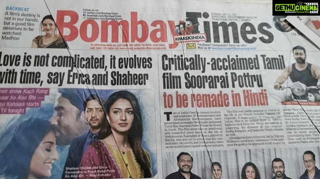 Madhoo Instagram - @bombaytimes tanvi @timesofindia #thalaivi #releasedate #august 🙏❤️❤️❤️ @tanvi2398 🧡🧡
