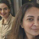 Madhoo Instagram – Happy happy birthday darling @latapatel1 💞💞💞💞💞💜💞