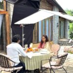 Madhoo Instagram - Work in progress #kanhaearthlodge @dhruvakarunakar #safehouse #pugdundeesafaris @harpreet00singh