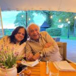 Madhoo Instagram - My dad my gift 🌺💕💜