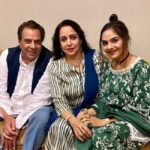 Madhoo Instagram - @dreamgirlhemamalini @imeshadeol @a_tribe 💜💜💜💜💜💖
