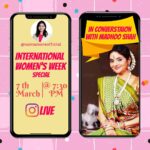 Madhoo Instagram - #internationalwomensday on the eve of this fabulous event let’s chat @nainamoreofficial to share to learn to support one another 💖💖💖💖