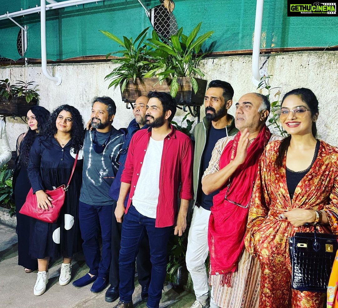 Madhoo Instagram - Success party✨ @rampal72 @manavkaul @rajitkapurofficial @zee5premium superfun #gratitude #nailpolish