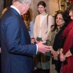 Madhoo Instagram - Many congratulations mom @kuntishah u r truly amazzeeee 💜 patronising with royalty #princecharles 💜💜💜💜 #icon paintings. #loveu 💜💜💜