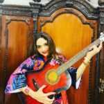 Madhoo Instagram - *Madhoo:* Rocking @theworldofgaya's LINDEN ROBE + LINDEN PANTS like a true rockstar. Now, all I need is a stage and an audience. #citizensofgaya Loads of love!. @theworldofgaya @citizenofgaya #musicmylife 💜💜💜💖💖💖💜