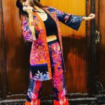 Madhoo Instagram - *Madhoo:* Rocking @theworldofgaya's LINDEN ROBE + LINDEN PANTS like a true rockstar. Now, all I need is a stage and an audience. #citizensofgaya Loads of love!. @theworldofgaya @citizenofgaya #musicmylife 💜💜💜💖💖💖💜