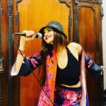 Madhoo Instagram - *Madhoo:* Rocking @theworldofgaya's LINDEN ROBE + LINDEN PANTS like a true rockstar. Now, all I need is a stage and an audience. #citizensofgaya Loads of love!. @theworldofgaya @citizenofgaya #musicmylife 💜💜💜💖💖💖💜