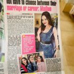 Madhoo Instagram - Thank you! @bombaytimes @tanvi2398 💜