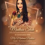 Madhoo Instagram - Guys a lovely meet @thekindnessprojectinyou tomorrow at 3 pm .. please connect with zoom link... @ladiescircleindia @karthiksapna