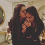 Madhoo Instagram - Best moments 💜 my two babies