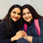 Madhoo Instagram - Happy happy birthday dearest darling Khush 💋💜💜💜 @khushsundar