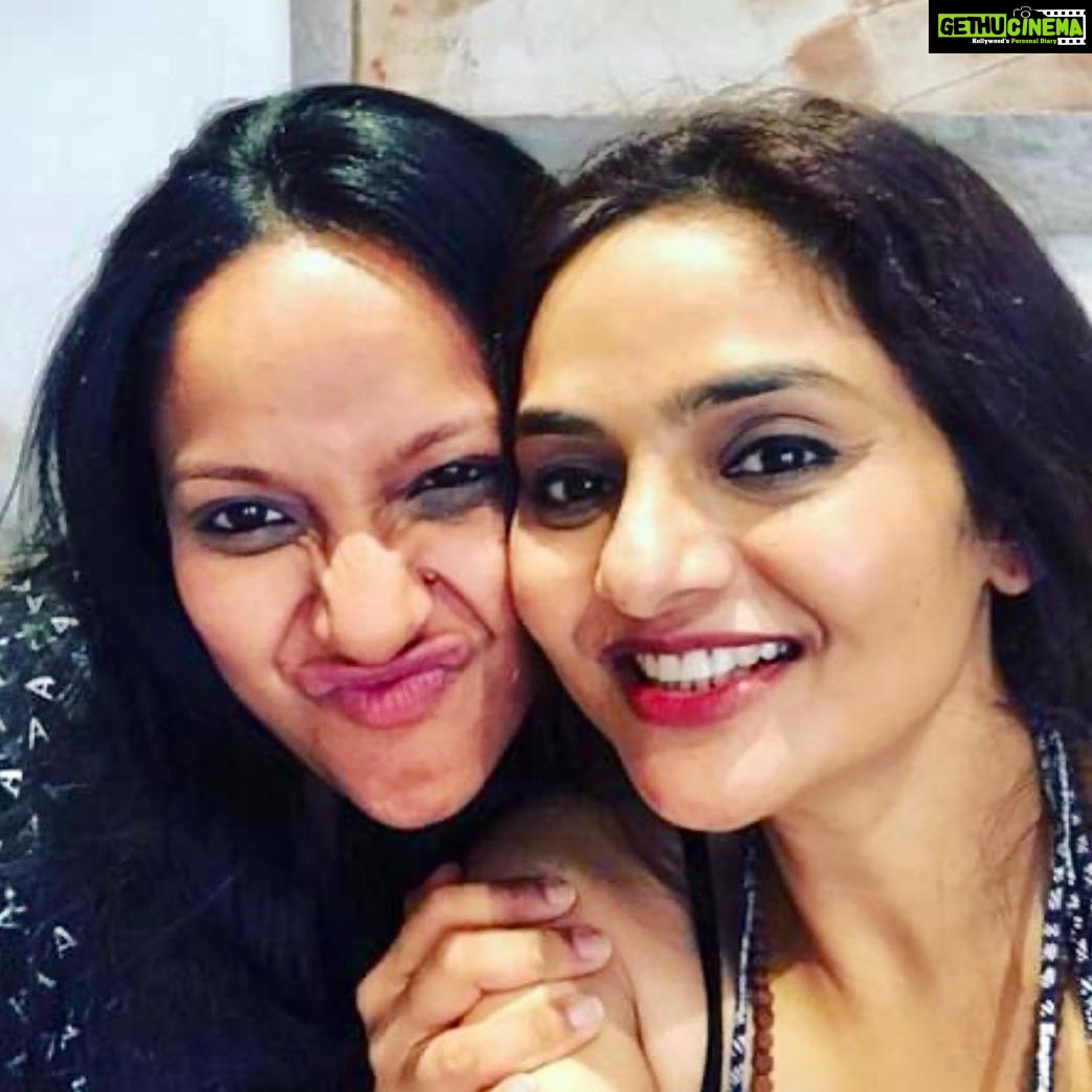 Madhoo Instagram - Happy birthday to my nutty natty @tashajitender ππππππwaiting for mad times to come back hahaha