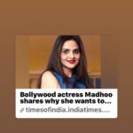 Madhoo Instagram – @tanvi2398  @timesofindia  u r the coolest 💜💜💜💜💜💜❤️