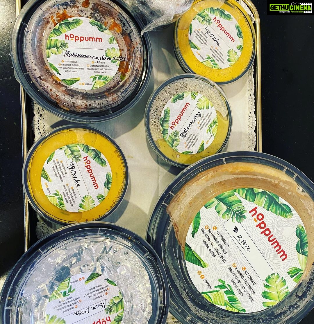 Madhoo Instagram - Thank you for the best delicious meal @hoppumm yumilicious๐๐๐๐๐