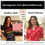 Madhoo Instagram - Today @6