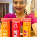 Madhoo Instagram – After working up a good sweat a dose of @chicnutrix healthy supplement for skin and hair is what you need ❤️❤️❤️