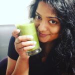 Madhumila Instagram - The best handy detox I know😍 #cucumberlemonmintgingerjuice #bedtime Toronto, Ontario