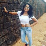 Madhumila Instagram – Let the sun burn…. all I need is a good pic🤓😜🐒
#goanonanadventure 
#goa 
#fortaguada Aguada Fort, Goa, India