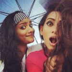 Madhumila Instagram - Shooting Tym fun👯😻#atchamthavir #actresssanjana