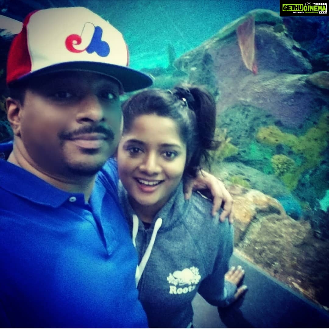 Madhumila Instagram - @hollaatmefelix I'm not sure whether you came into my life at the perfect time or your entry in my life perfected everything. Happy Birthday husband xoxo Ripley's Aquarium of Canada