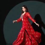Madhuri Dixit Instagram - Two things in the world are not meant to be hidden - love and your red dress ❤️ #TheFameGame #RedOutfit #SundayVibes