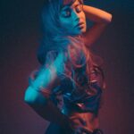 Madhuurima Instagram - Coz two hearts are better than one . Dancing to the universe’s tunes🥰 Shot by @vink.photography the one and only 😍. #hues #red #redandblue #mettalic #metallica #portraitphotography #potraitphotography #nyrabanerjee #explore #love #disco