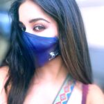 Madhuurima Instagram - Wear your Mask everytime you step out, just as I did. Get your Giordano Mask today and stay safe for yourself and those around you! Follow @giordanoindia and get your Face Mask today from their website. #GiordanoIndia #Protectivemasks #giordanoessentials #maskindia