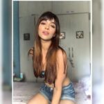 Madhuurima Instagram - Love is ! Was! Will! Always exist ! U jus gotta recognise them all in different forms from different people ❤️ #love #life #lifestyle #wayoflife #loveall #serveall #god #godisgood #prayers #wellbeing #portrait #selfclicked #shotoniphone #fringe #bangs #look #lookoftheday #fashionista #stylish #styleicon #iconic #loved #blessed #lover #honey #explorepage #explore #exploremore