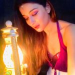 Madhuurima Instagram - HONOURING THE LIGHT . #light #lamp #lit #live #lightworker #lights #darknesstolight #honour #soul #lantern #magenta #purple #lighten