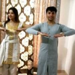 Madhuurima Instagram - Embracing the most sacred depths of the soul with................. @mehuljoseph123 ..... #ghungroo #mysilverghungrooz #kathakdance #kathak #dancemeribulbul #naach #aajanachle #tathayia