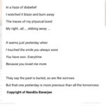 Madhuurima Instagram - Letting Go! A beautiful poem penned by my mother today on her wedding anniversary ! I’m so speechless on the way she has penned down her feelings. Same feelings I share but in capacity of a daughter. I would have never been able to express the way u did #memories #anniversary #love #loveyoudad #togetherness
