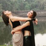 Madhuurima Instagram - Doesn’t this just look like FREE LOVE!!! @parullchaudhry ❤️. We vibrate at the same level. We understand our nature , our aura our divinity and hence it’s the CANIS LUPUS duo we are. What I portray for u in my scenes I actually feel the same for you. And !! I ! Love! You!!!! U have been a sublime support , you have always expressed love towards me ans m so glad to have met you. I hope we always are there fir each other ❤️❤️❤️. #love #lotsoflove #andonlylove