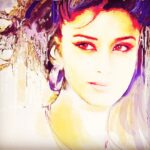 Madhuurima Instagram - Mujhe rangde mujhe rangde🥰🥰🥰🤣 love this effect by a fan. Thank you. #fanlove #fantasia #love #gratitude #painting #portraitphotography raitphotography #picoftheday #nyrabanerjee #divyadrishti #unicorn #success #beauty #mood #baby #lover