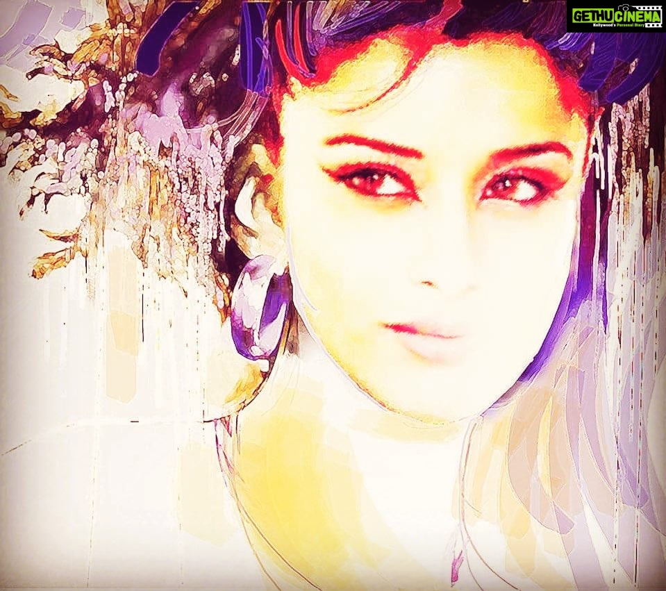 Madhuurima Instagram - Mujhe rangde mujhe rangde🥰🥰🥰🤣 love this effect by a fan. Thank you. #fanlove #fantasia #love #gratitude #painting #portraitphotography raitphotography #picoftheday #nyrabanerjee #divyadrishti #unicorn #success #beauty #mood #baby #lover