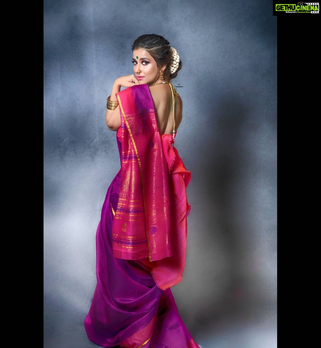 Madhuurima Instagram - “She was temptation wrapped in casual elegance.” Muse - @nyra_banerjee MUA - @makeupartisthemal Captured By - @mspiration_lakshmiwankhede Styling by @lakshmiwankhede Outfit by @shrreyatripathi Jewellery - @rreizojewels Light - @godoxindiaofficial @godoxlighting Captured on @nikonindiaofficial . . . . (These image belongs to M'spiration - Inspiring Memories, retouching or unauthorized copying is strictly prohibited. No images to be used with out our prior permission. Thank you!) . You can connect with us for your Photography needs by calling us at 9867590788 or mail us at wankhedelakshmi@gmail.com ______________________________ #makeovers #details #detailsarefun #indianfestivals #fashionmakeup #elegance #pink #puresilk #shockingpink #pink #sareemenari #sareebutnosorry #nyraians #nyrabanerjee #nyrangers #nyrafanclub #mimarathi #marathimulgi #nath #mspiration_lakshmiwankhede #Mspiration #lakshmiwankhedephotography @thebluetook Andheri West