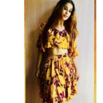 Madhuurima Instagram - Charm is a glow within a woman that casts a most becoming light on others. .. Outfit by @stalkbuylove Makup by @makeupbykamalboro #love #yellow #gold #unicorn #floral #shopping #onlineshopping #sbl #divyadrishti #nyrabanerjee #bollywood #actorslife #fashion #beauty #eyeshadow #pinkvilla #instantbollywood