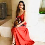 Madhuurima Instagram - Thank u @the_seed_store for this lovely orange gown ! #brands #clothes #shopping #gift #blessings #beauty #nyrabanerjee #instagram #indian #divyadrishti #webstagram #gowns #colour