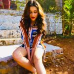 Madhuurima Instagram - She's like a Barbie, then she wants to be a superhero, or coming out of a spaceship and everything's pink. She makes a certain move that's ghetto hood mixed with a little robot so its like I'm evolving and developing her style. She's fearless, and I love her. . Thanks @jay_varia22 🌸 . Outfit - @stalkbuylove 👗 . . . #instagood #instagram #instalove #love #style #ghettobarbie #style #fearless #crazy #hoot #she #gold #sparkle #joy #smile #walk #on #clouds #sensitive #unicorn #faith #magic #miracle #fashion #blogger #grateful #instantbollywood #pinkvilla #tollywood#bollywood