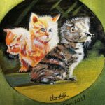 Madhuurima Instagram - The cats came back! And are here to stay( well that’s me , mom and my bro 😍, painted by my mom...............................#nanditabanerjeepaintings #nanditabanerjeeconcepts #kittens #cats #animalpaintings #catpaintings #canvaspaintings #art #homemade #mommade #whitepeacockhealing #nyrabanerjee #lovequotes #love #interiors #homedecor #photooftheday #instagood #me #cute #catmother #happyfamily #workmode #gratitude #followme #bengalcats #themysteriousdreams