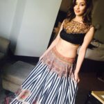 Madhuurima Instagram - Thank you @iamshachina for this lovely ghagra . #Tiger promotions. Releasing 16th june