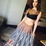 Madhuurima Instagram – Thank you @iamshachina for this lovely ghagra .  #Tiger promotions.  Releasing 16th june