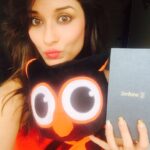 Madhuurima Instagram - Unboxing my new Zenfone 3, which is loaded with some great features, however the glass and metal stylish design is the cherry on top. #Z3NCREDIBLE smartphone with zentastic Zenny from @Asusindia. Know more about it here. www.z3n.asus.in